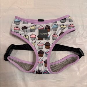 FuzzYard | Purple Cupcake Design Small Dog Harness